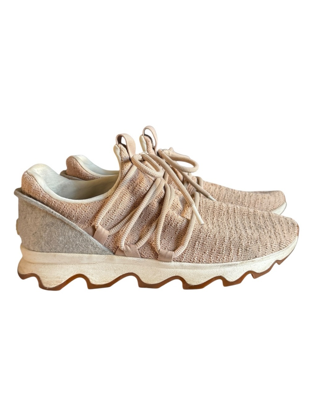 Sorel Kinetic Lace Sneaker in Natural Tan, Size 9.5